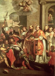 Clairvaux-i Szent Bernát (1090-1153) és X. Vilmos (1099-1137) Aquitánia hercege